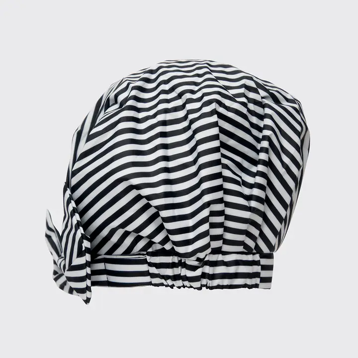 Kitsch Luxury Shower Cap - Stripes - Image 3
