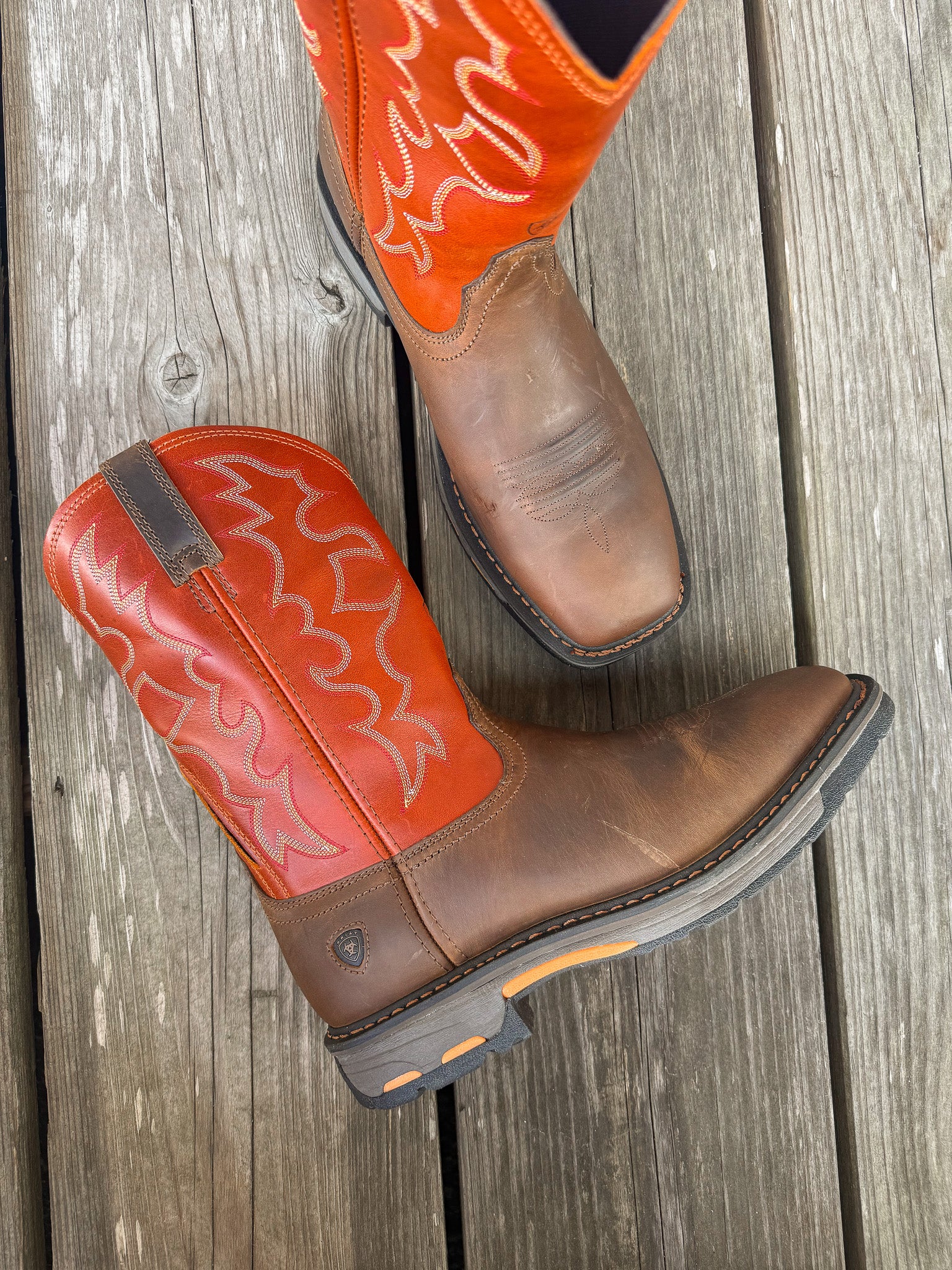 Men’s Ariat Workhog Wide Square Toe Work Boots - Image 4
