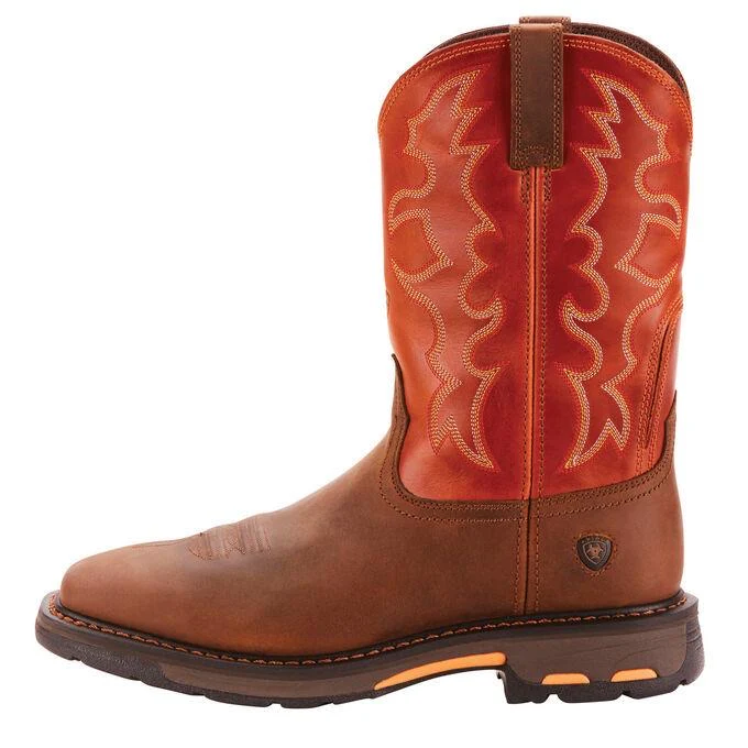 Men’s Ariat Workhog Wide Square Toe Work Boots - Image 7