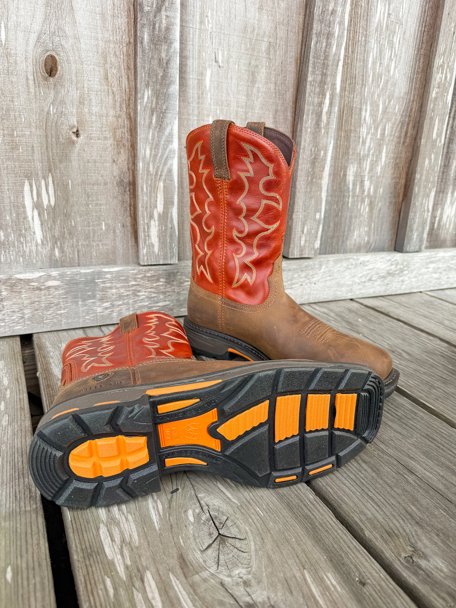 Men's WorkHog Wide Square Toe Steel Toe Work Boot - Image 3