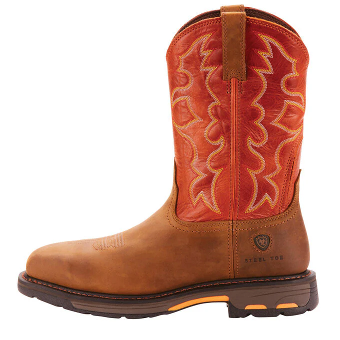Men's WorkHog Wide Square Toe Steel Toe Work Boot - Image 8