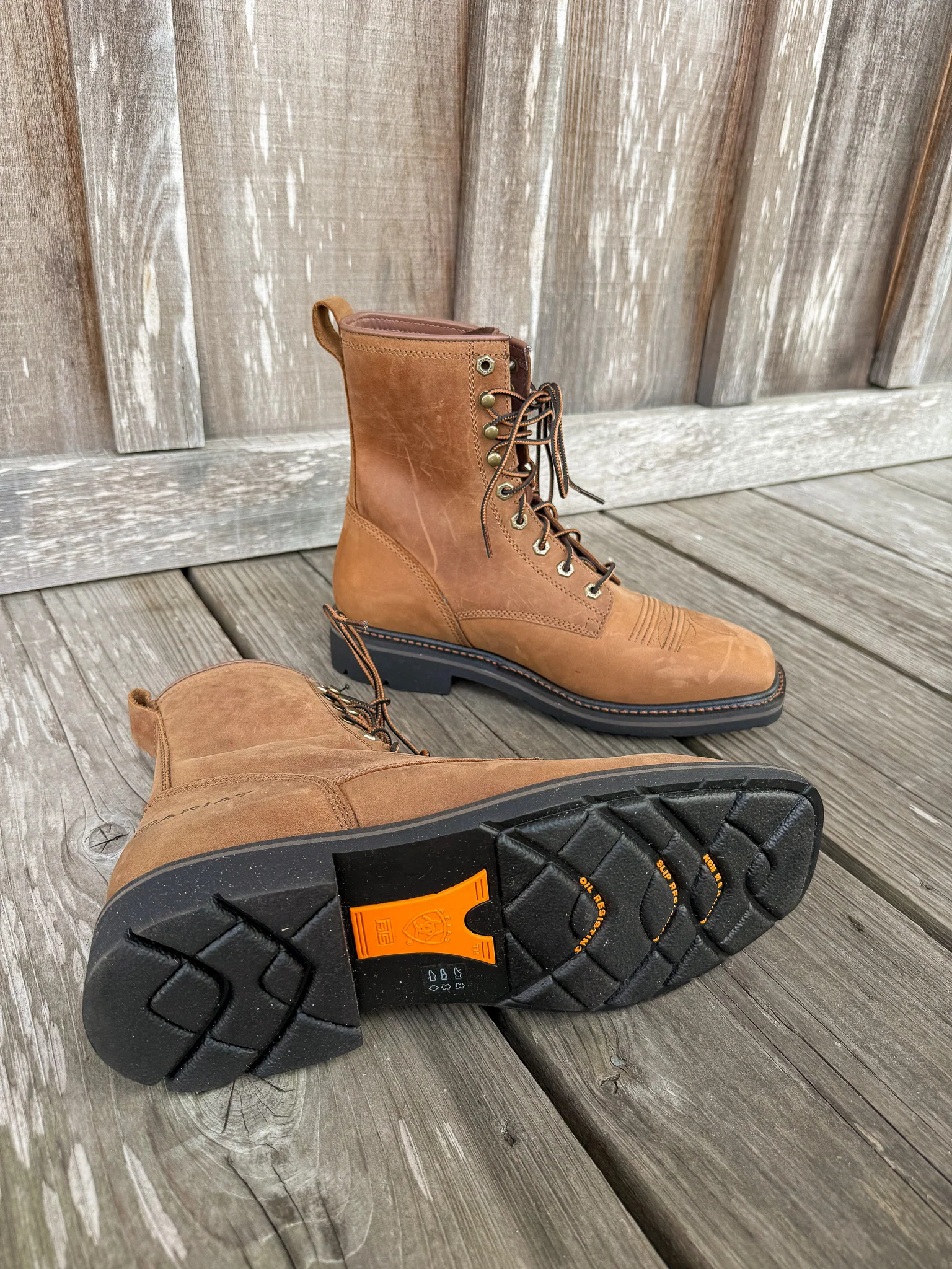 Men's Ariat Cascade 8" Wide Square Toe Work Boot - Image 2