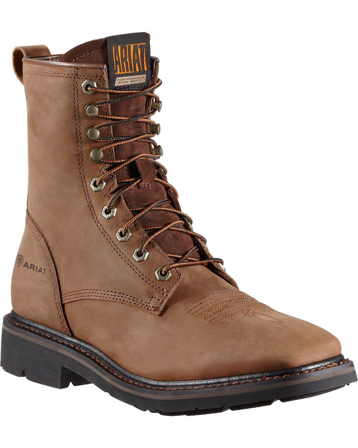 Men's Ariat Cascade 8" Wide Square Toe Work Boot - Image 5