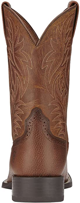 Men's Ariat Sport Wide Square Toe Western Boots - Image 2