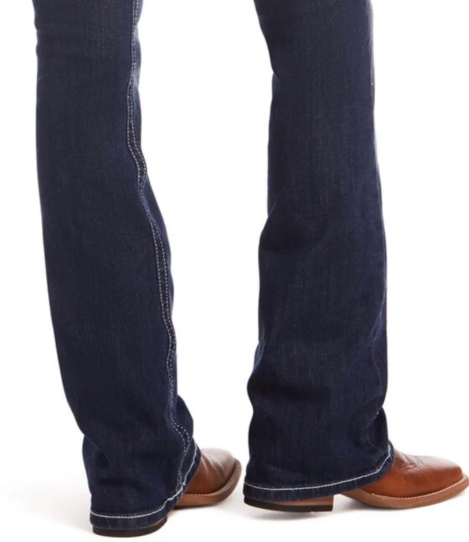 Women's Ariat R.E.A.L. Mid Rise Stretch Entwined Boot Cut Jeans - Image 14