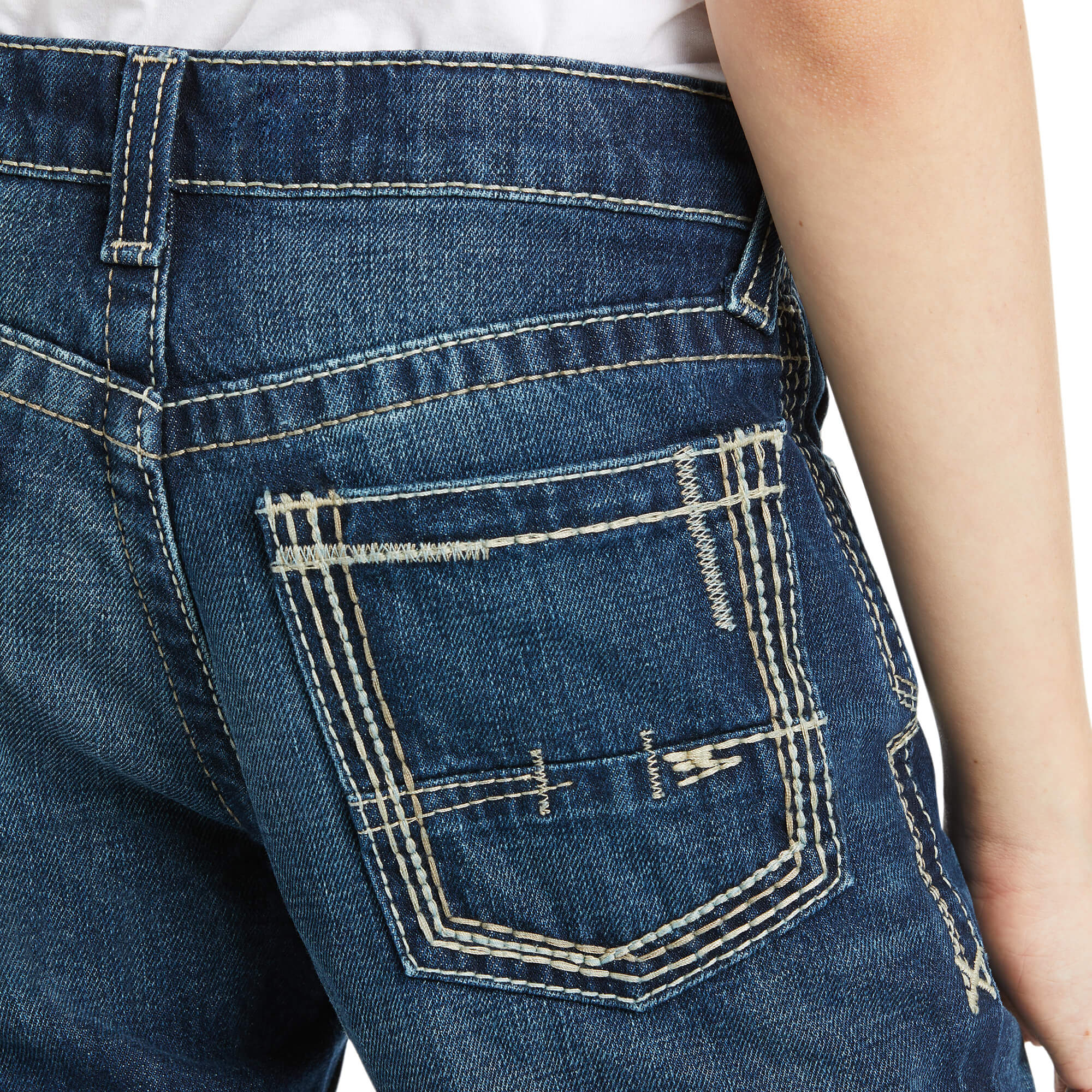 Ariat Boy's B5 Slim Boundary Stackable Straight Leg Jean - Image 3