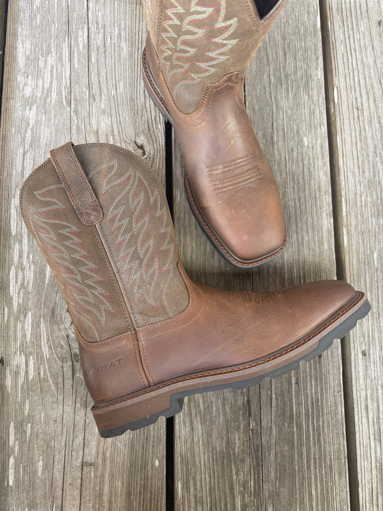Men's Ariat Groundbreaker Work Boots - Image 4