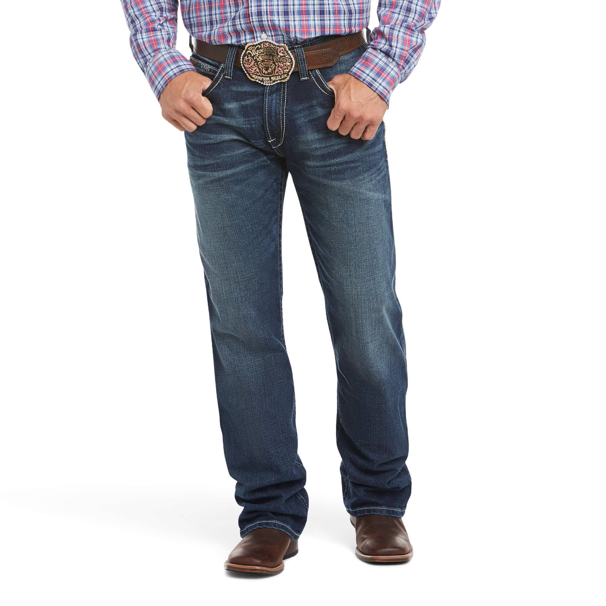 Men's Ariat M4 Low Rise Stretch Adkins Boot Cut Jean - Image 2