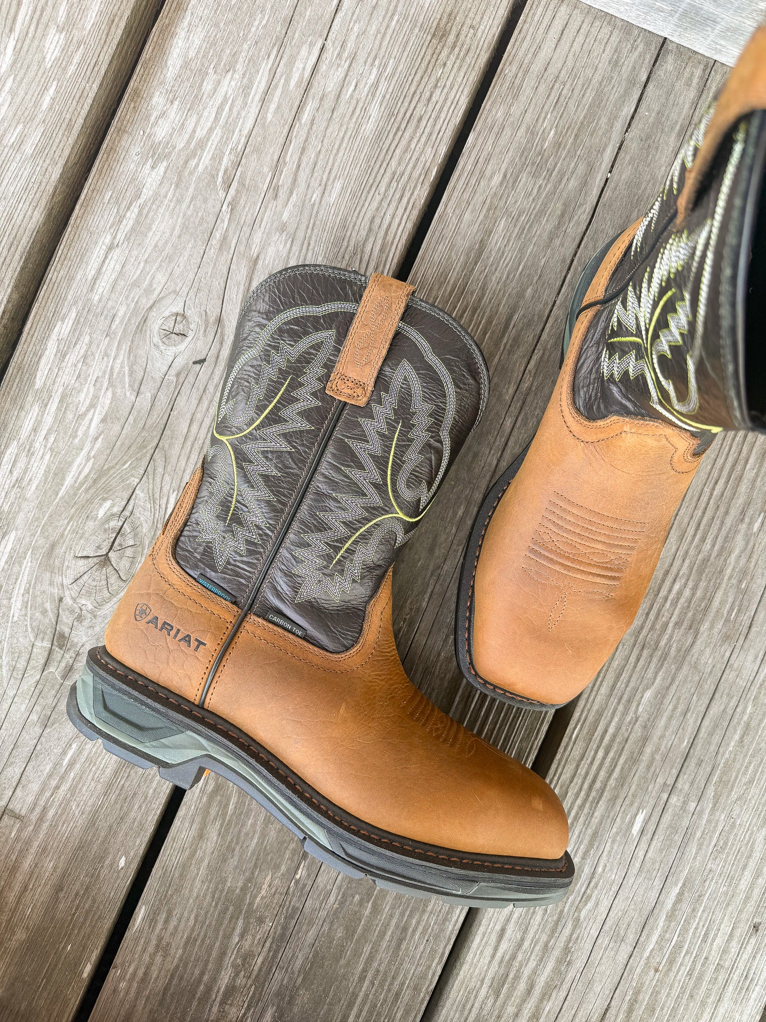 Men's Ariat Workhog XT Waterproof Carbon Safety Toe Work Boots - Image 3