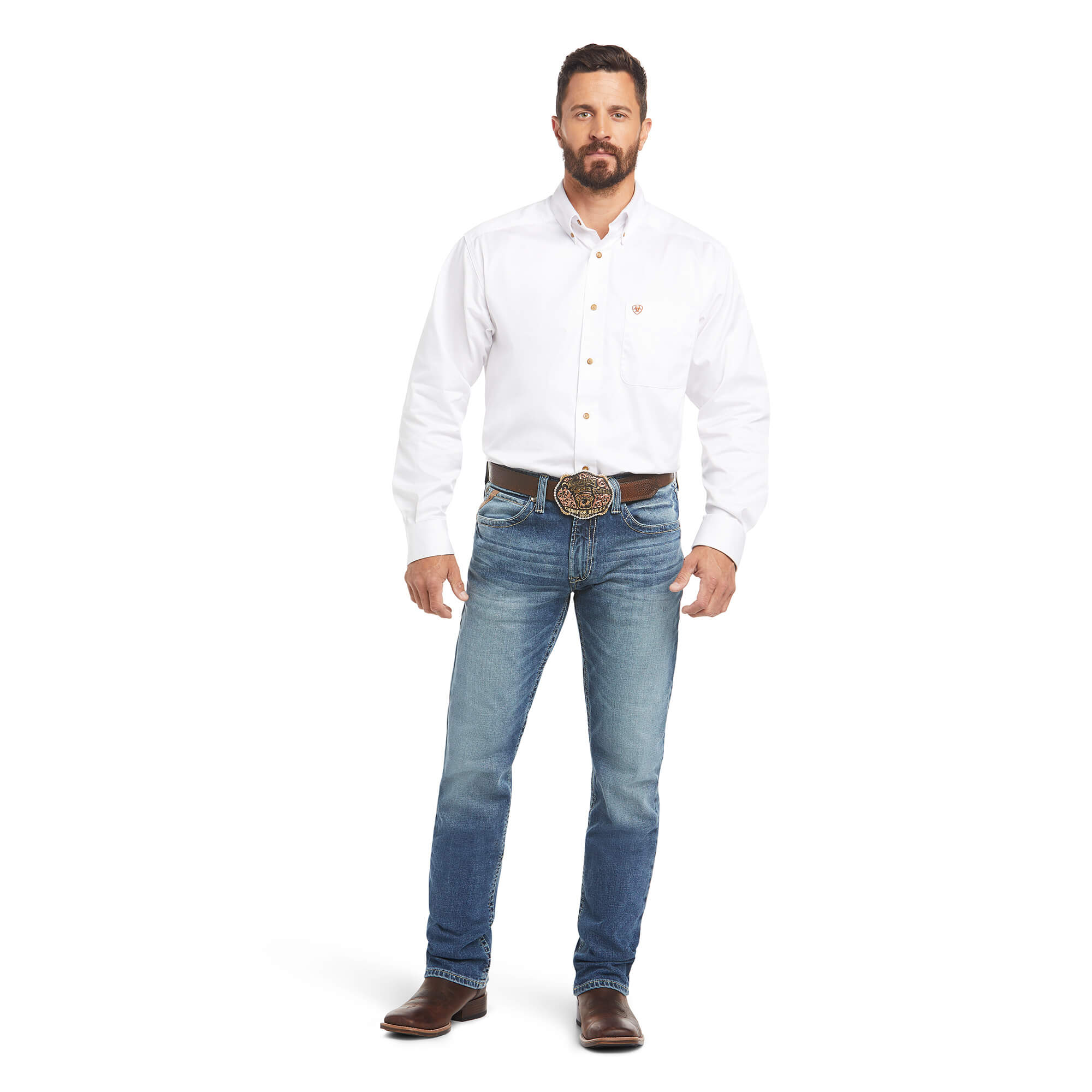 Ariat Men's M4 Shoreway Dakota Relaxed Fit Straight Leg Jeans - Image 6