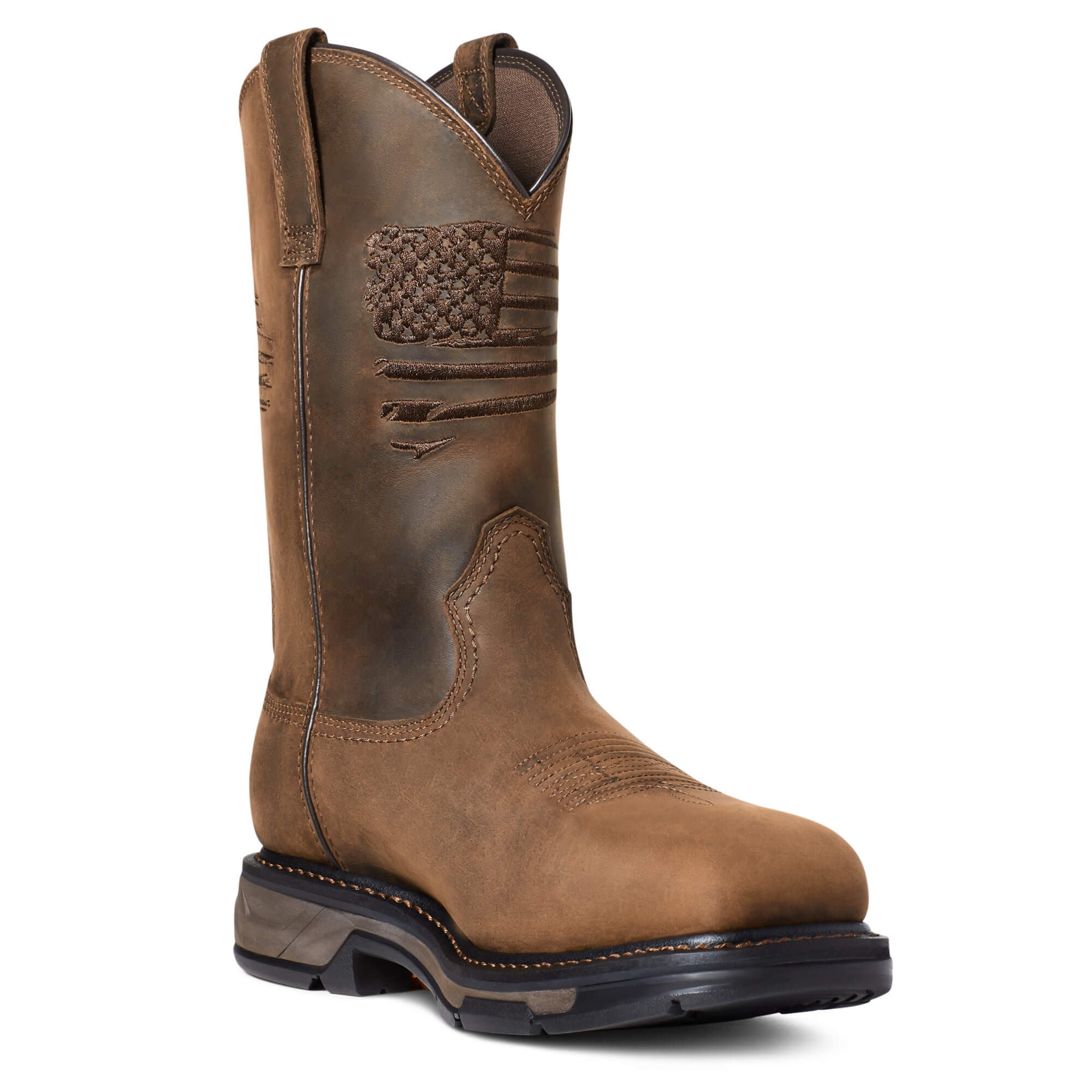 Men's Ariat WorkHog XT Patriot Waterproof Carbon Toe Work Boot - Image 8