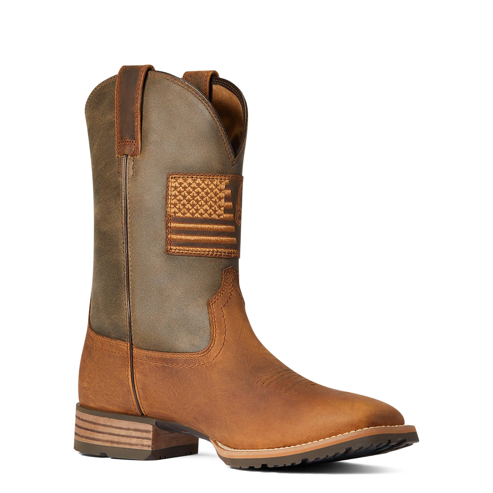 Men's Ariat Hybrid Patriot Country Western Boot - Image 9