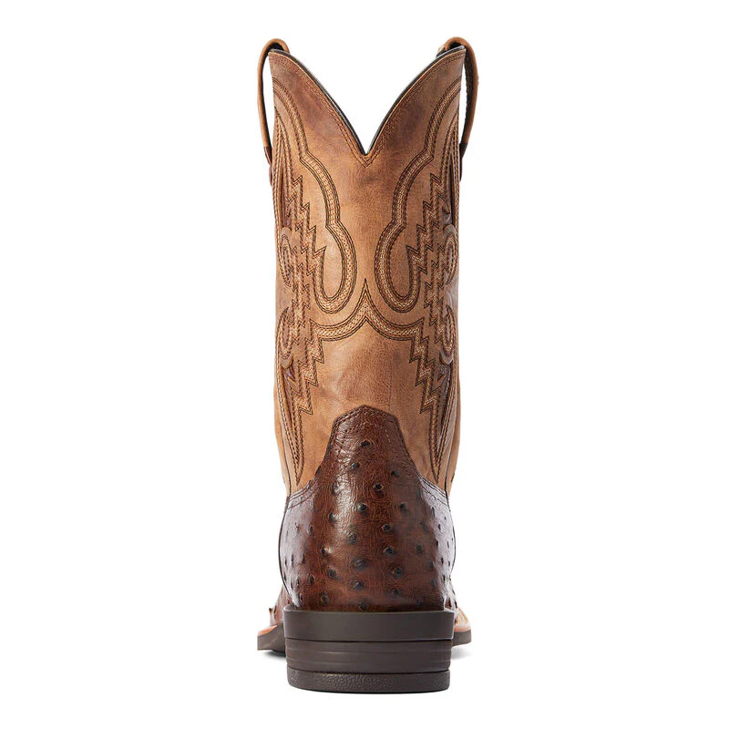 Men's Ariat Dagger Full Quill Ostrich Western Boots - Image 6