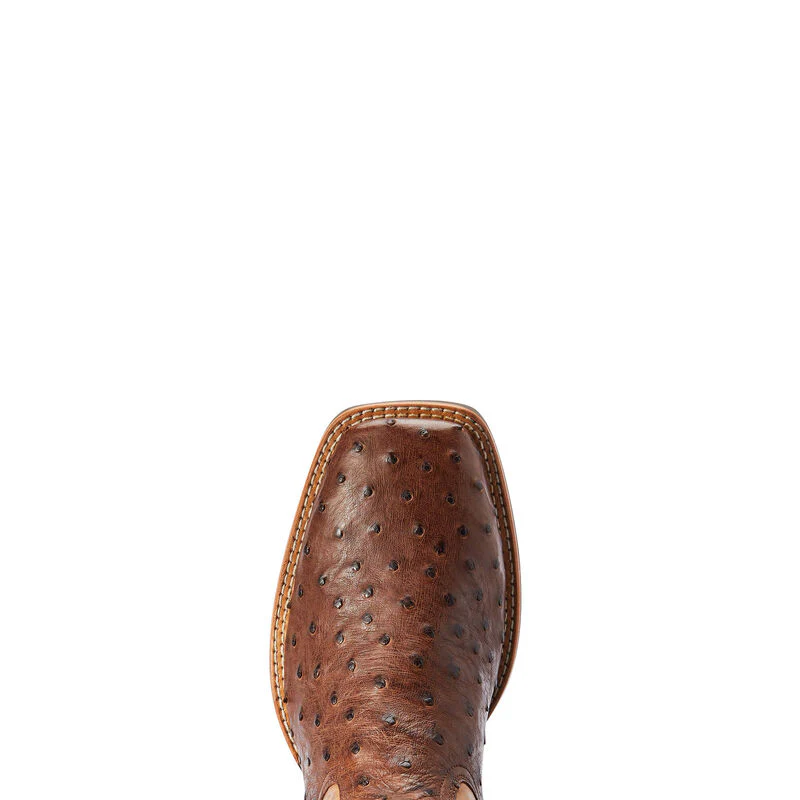 Men's Ariat Dagger Full Quill Ostrich Western Boots - Image 7