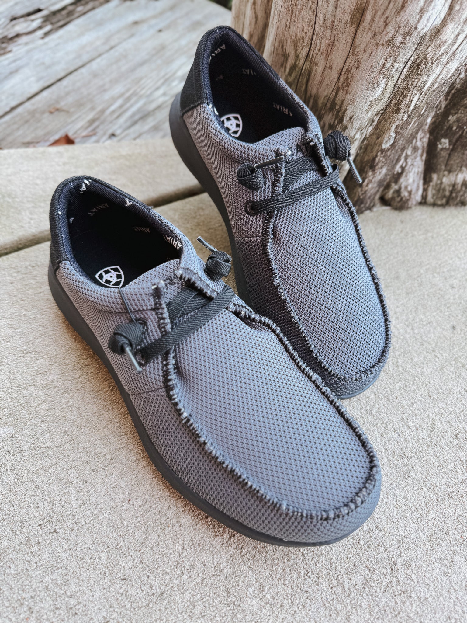 Men's Ariat Hilo Heathered Smoke - Image 11