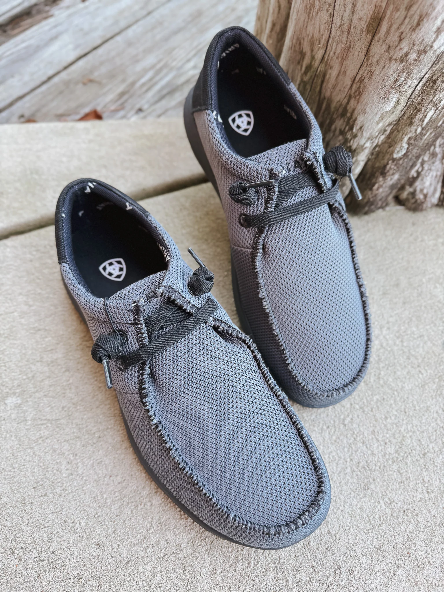 Men's Ariat Hilo Heathered Smoke - Image 12