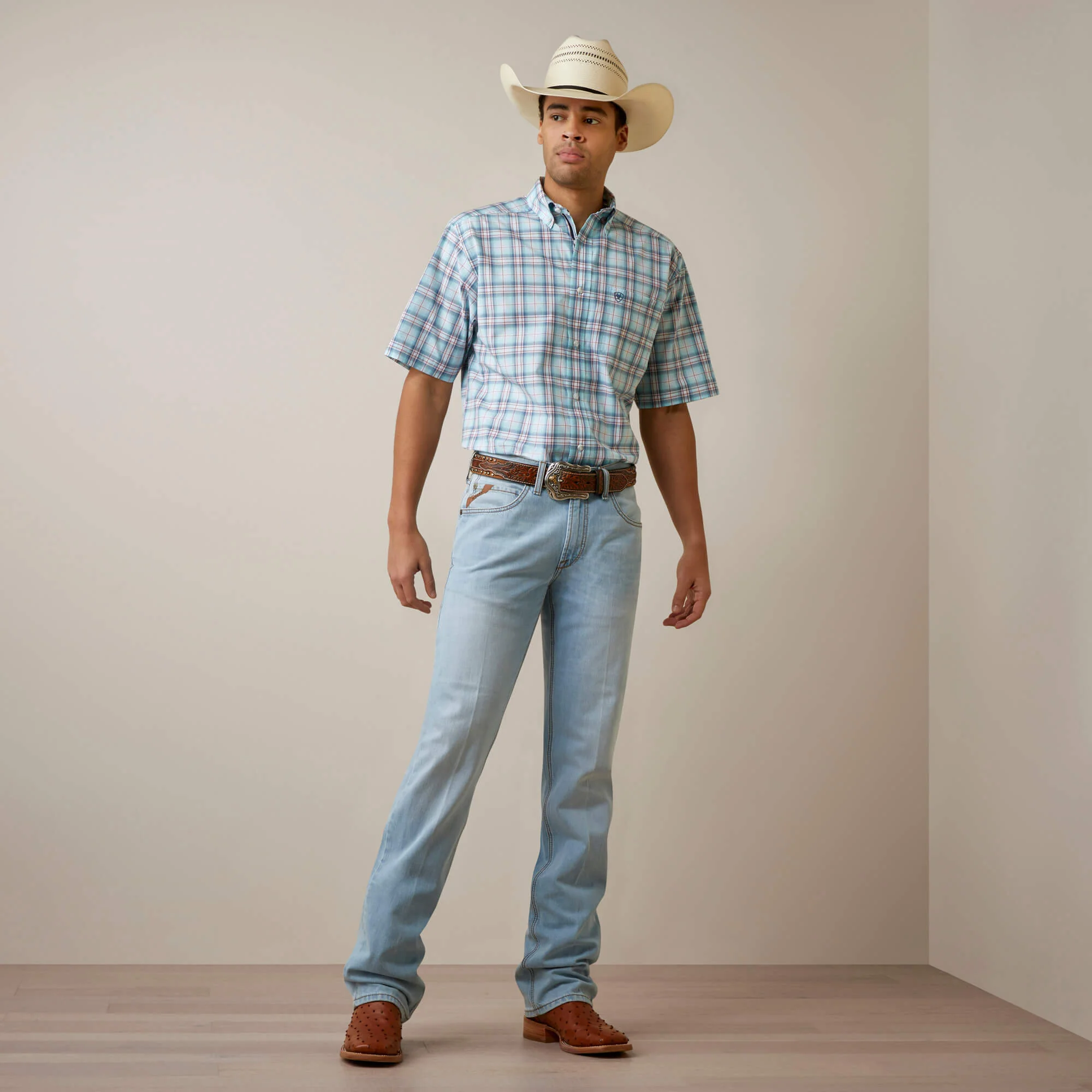 Men's Ariat M5 Straight Eli Straight Jean - Image 2