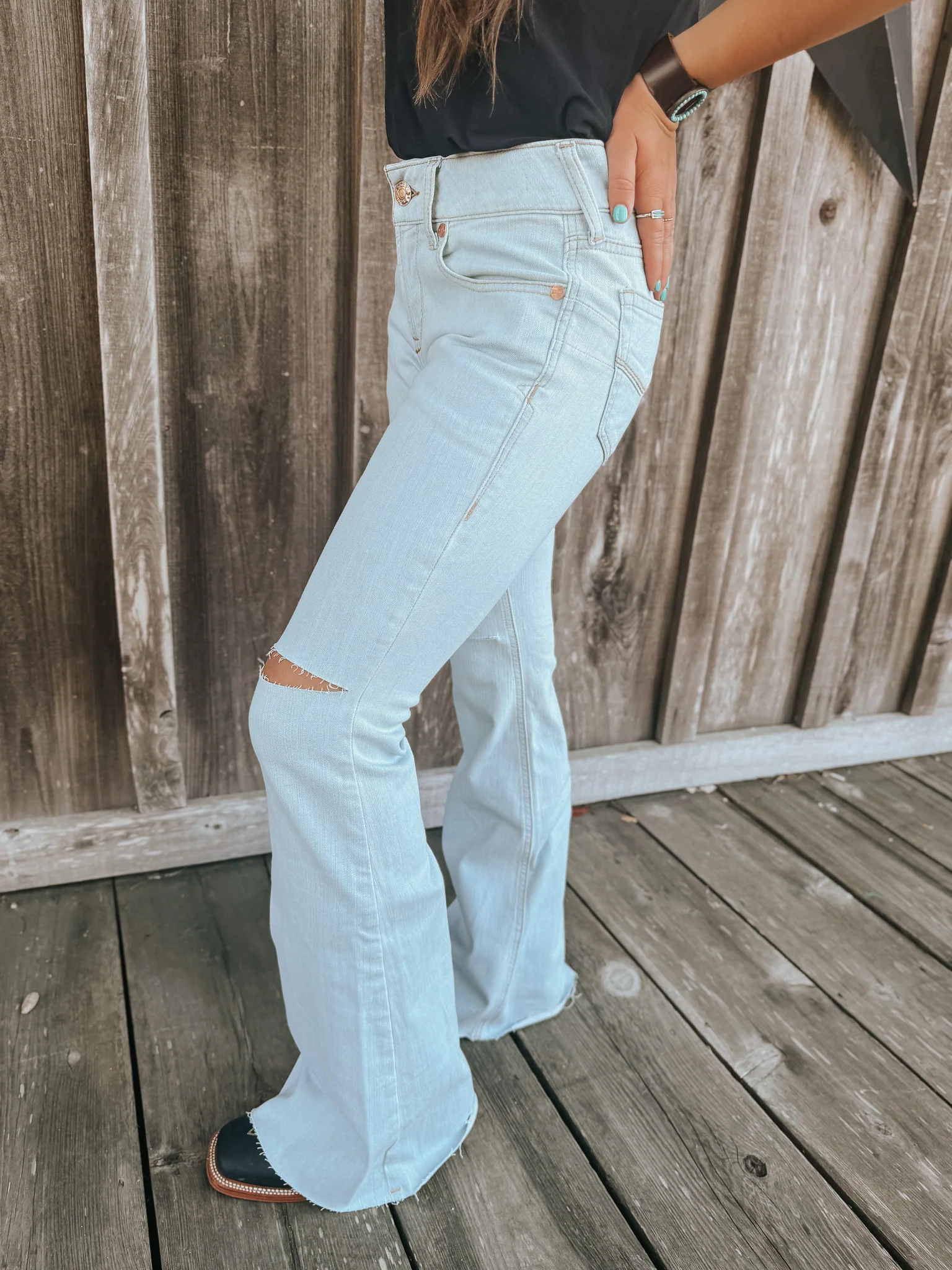 Women's Ariat Perfect Rise Ophelia Flare - Image 3