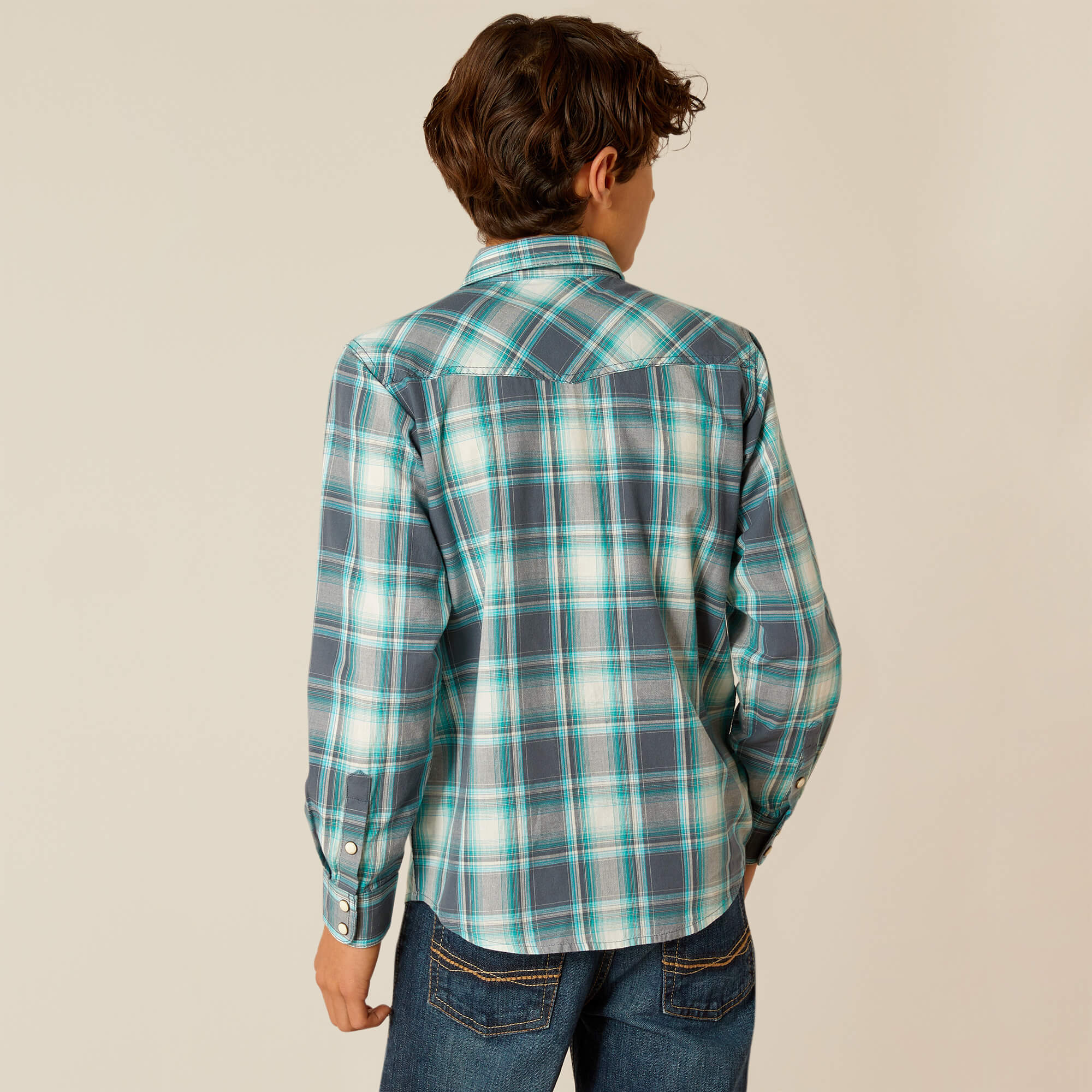 Kid's Ariat Harrington Retro Fit Shirt - Image 2