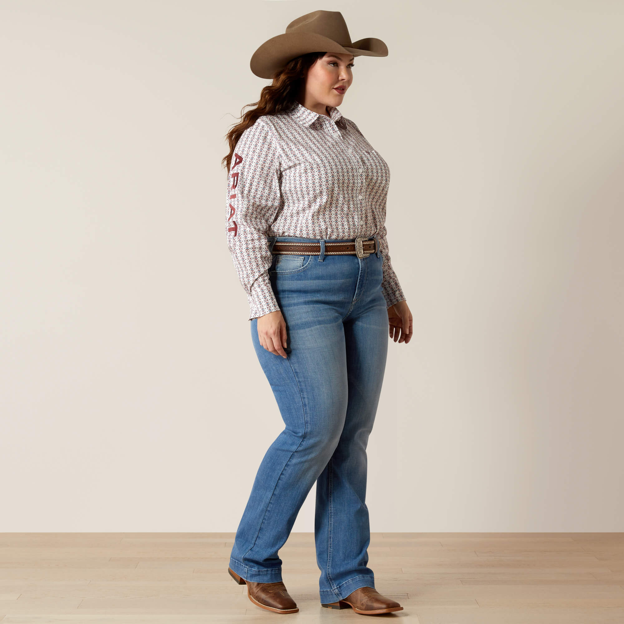 Women's Ariat High Rise Clair Slim Trouser Jeans - Image 7