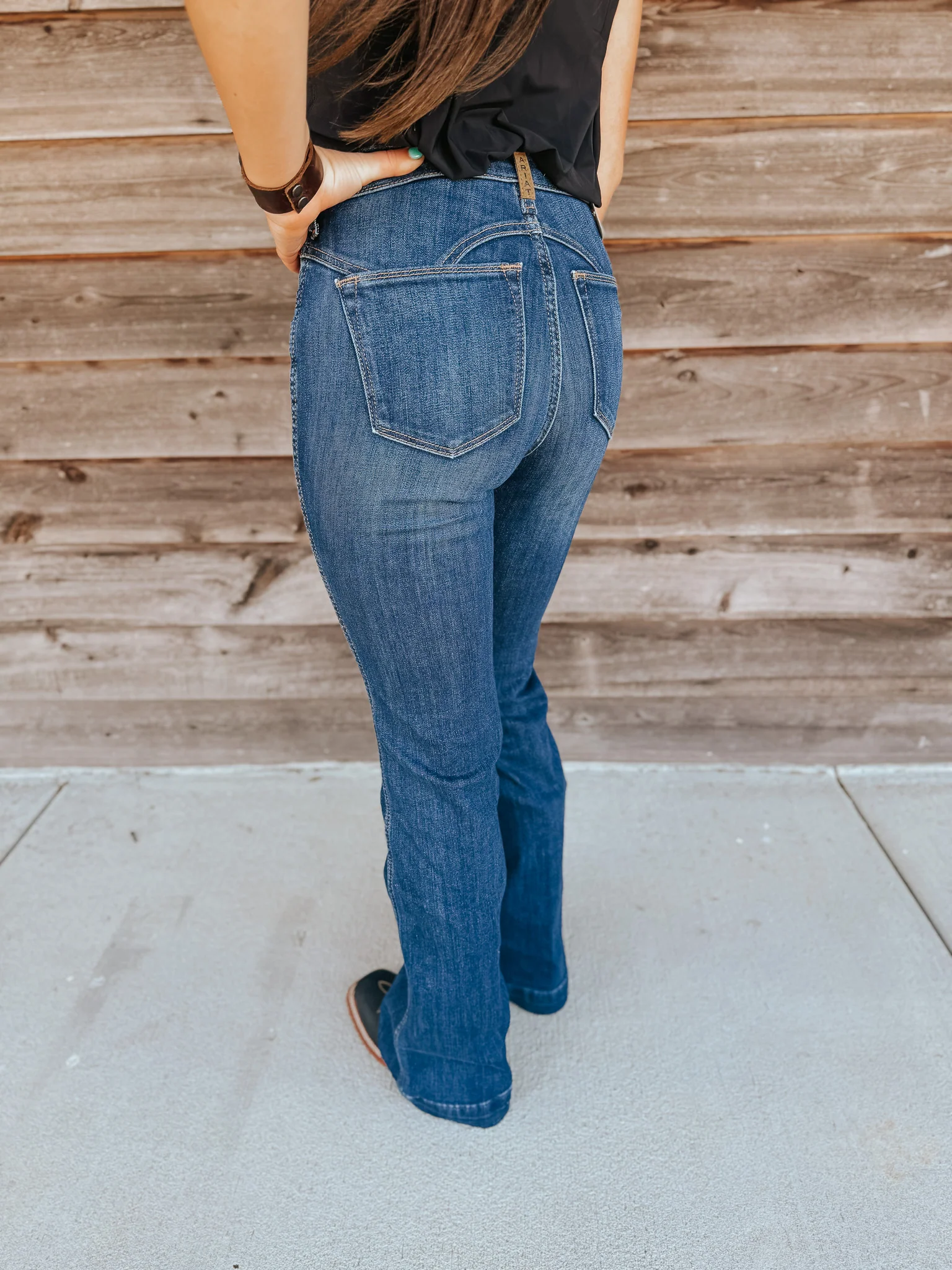 Women's Ariat High Rise Fiorella Slim Trouser Jeans - Image 13