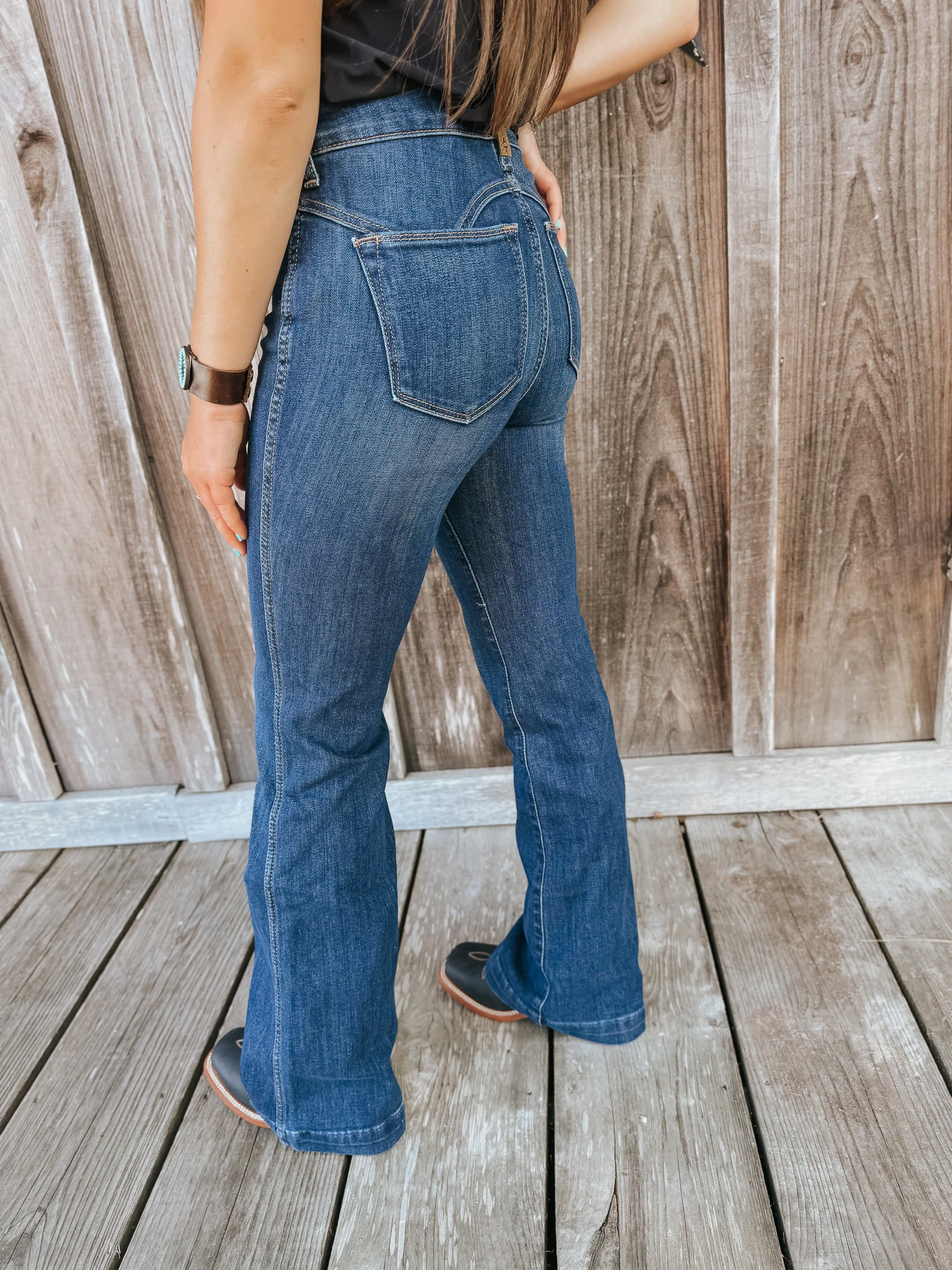 Women's Ariat High Rise Fiorella Slim Trouser Jeans - Image 16