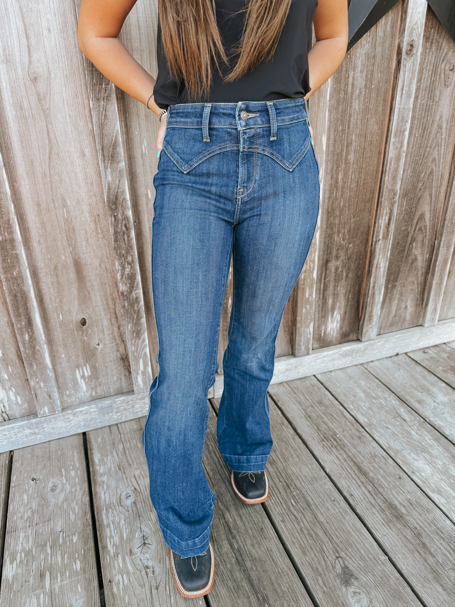 Women's Ariat High Rise Fiorella Slim Trouser Jeans - Image 18