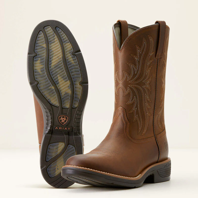 Men's Ariat Ridgeback Round Toe Cowboy Boot - Image 6