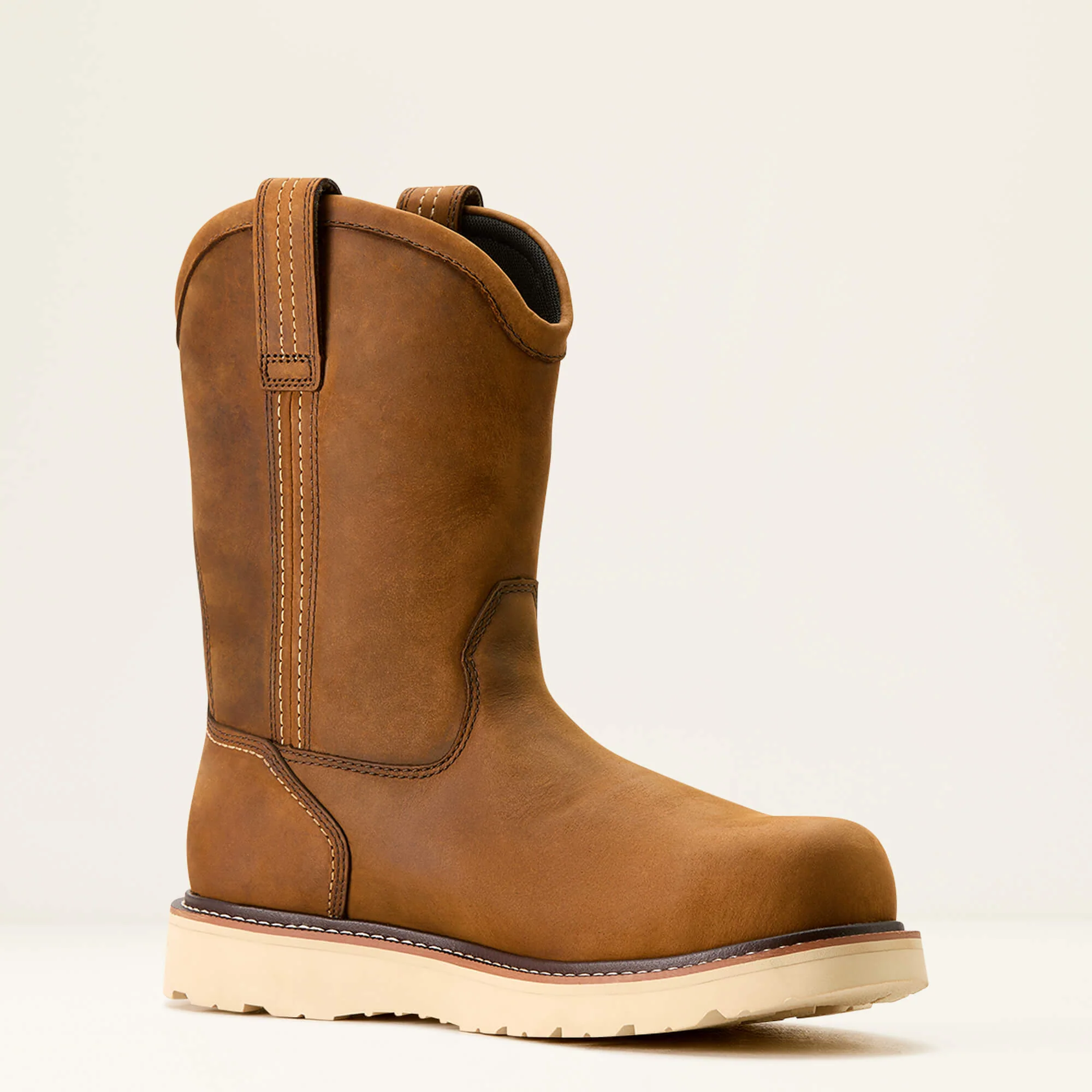 Men's Ariat Rebar Wedge Pull-On Waterproof Composite Toe Work Boot - Image 11