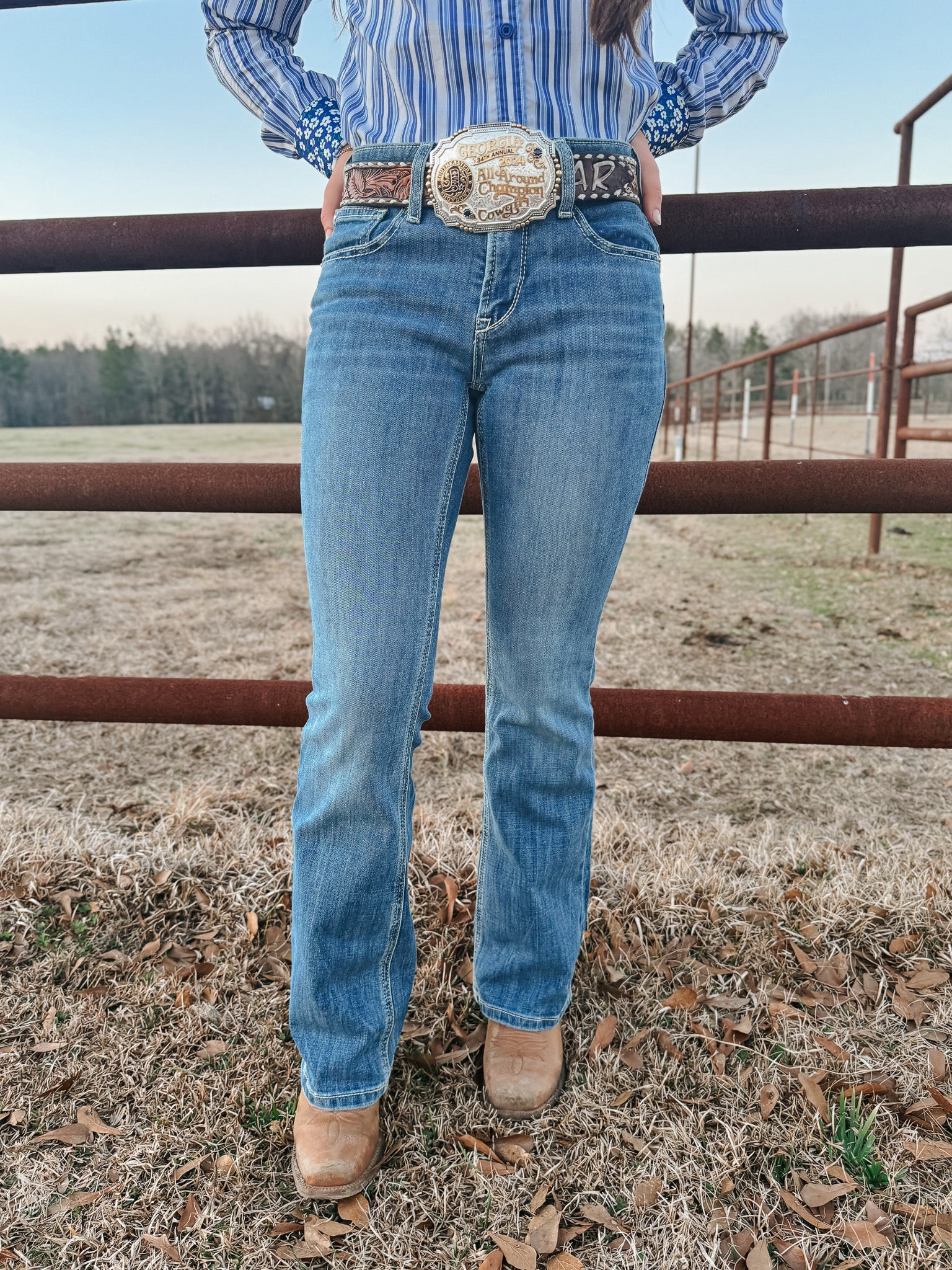 Ariat Women's Perfect Rise Naz Boot Cut Jeans - Image 5