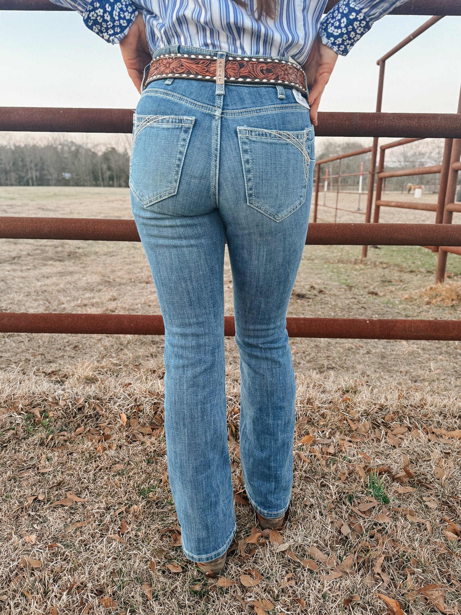 Ariat Women's Perfect Rise Naz Boot Cut Jeans - Image 6