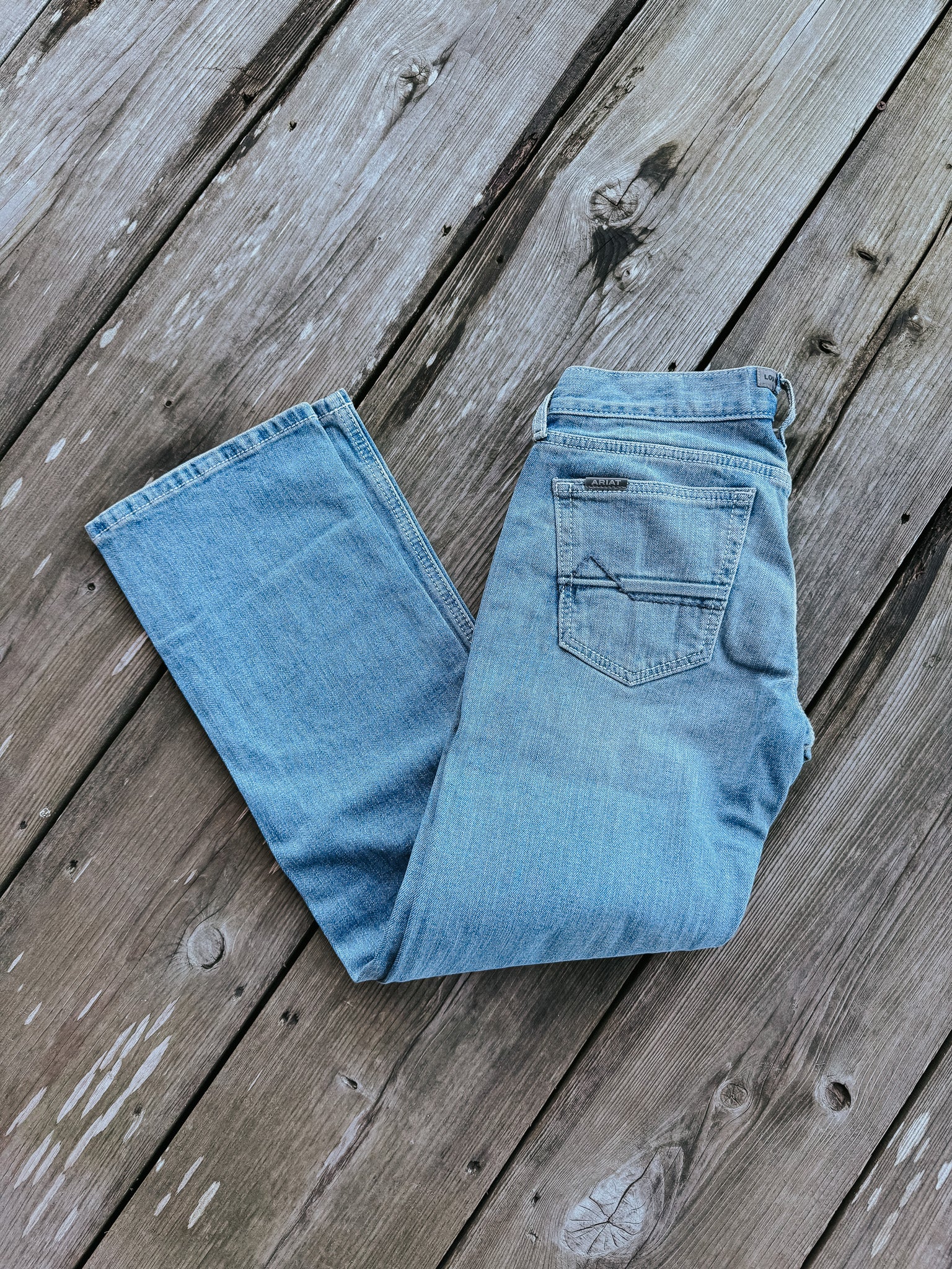 Men's Ariat M7 Slim Ethan Straight Leg Jeans - Image 8