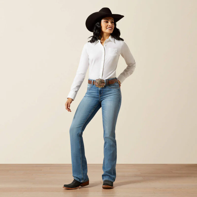 Women's Ariat High Rise Rowyn Boot Cut Jeans - Image 9