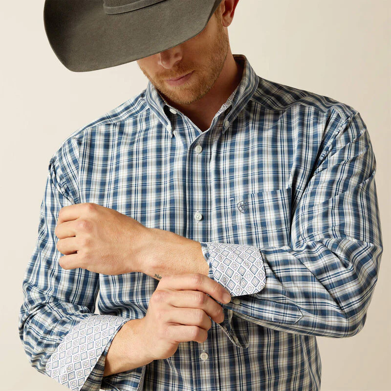 Men's Ariat Wrinkle Free Dargan Classic Fit Shirt - Image 4