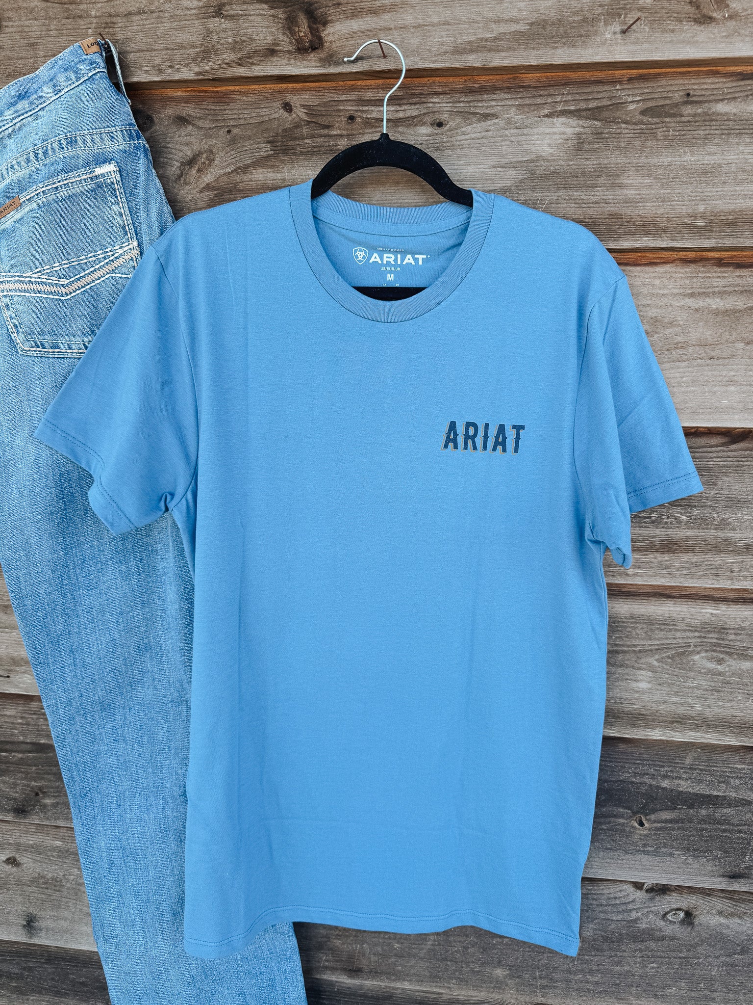 Men's Ariat Blazing Saddle T-Shirt - Image 2