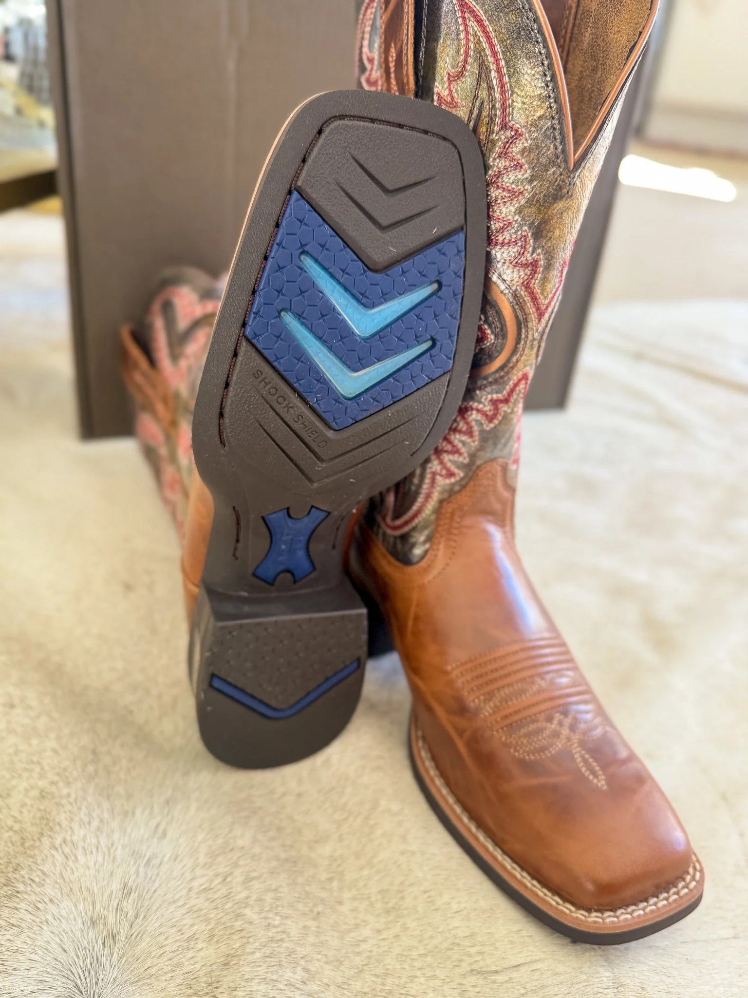 Women's Ariat Captivate Wide Square Toe Western Boots - Image 6