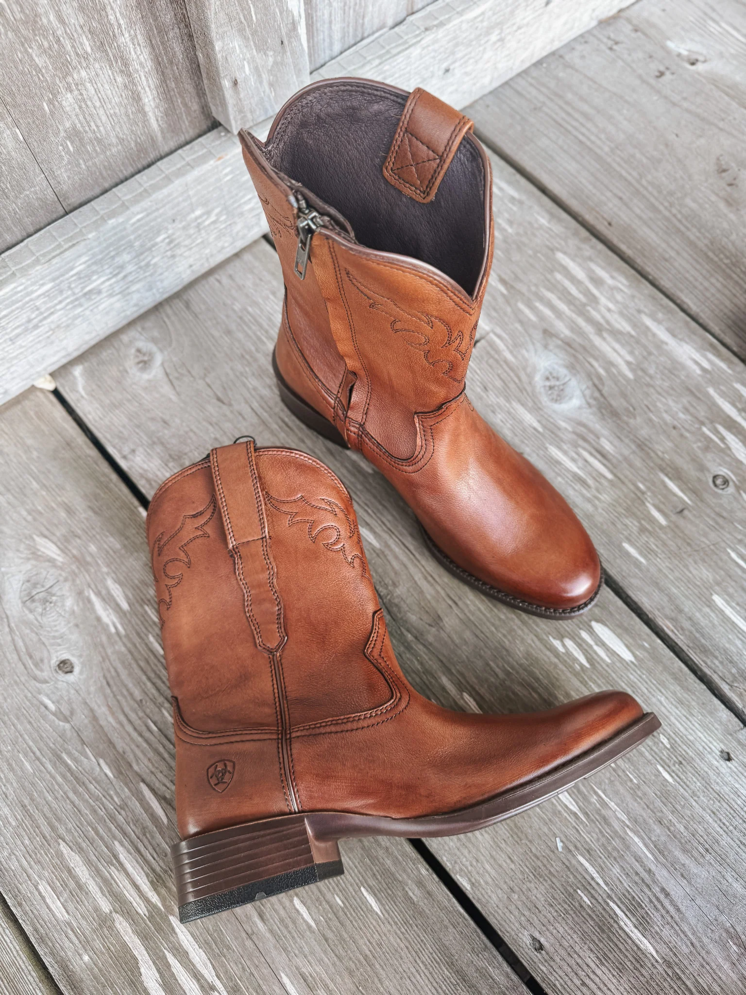 Men's Ariat Sonoro Roper Toe Western Boots - Image 3