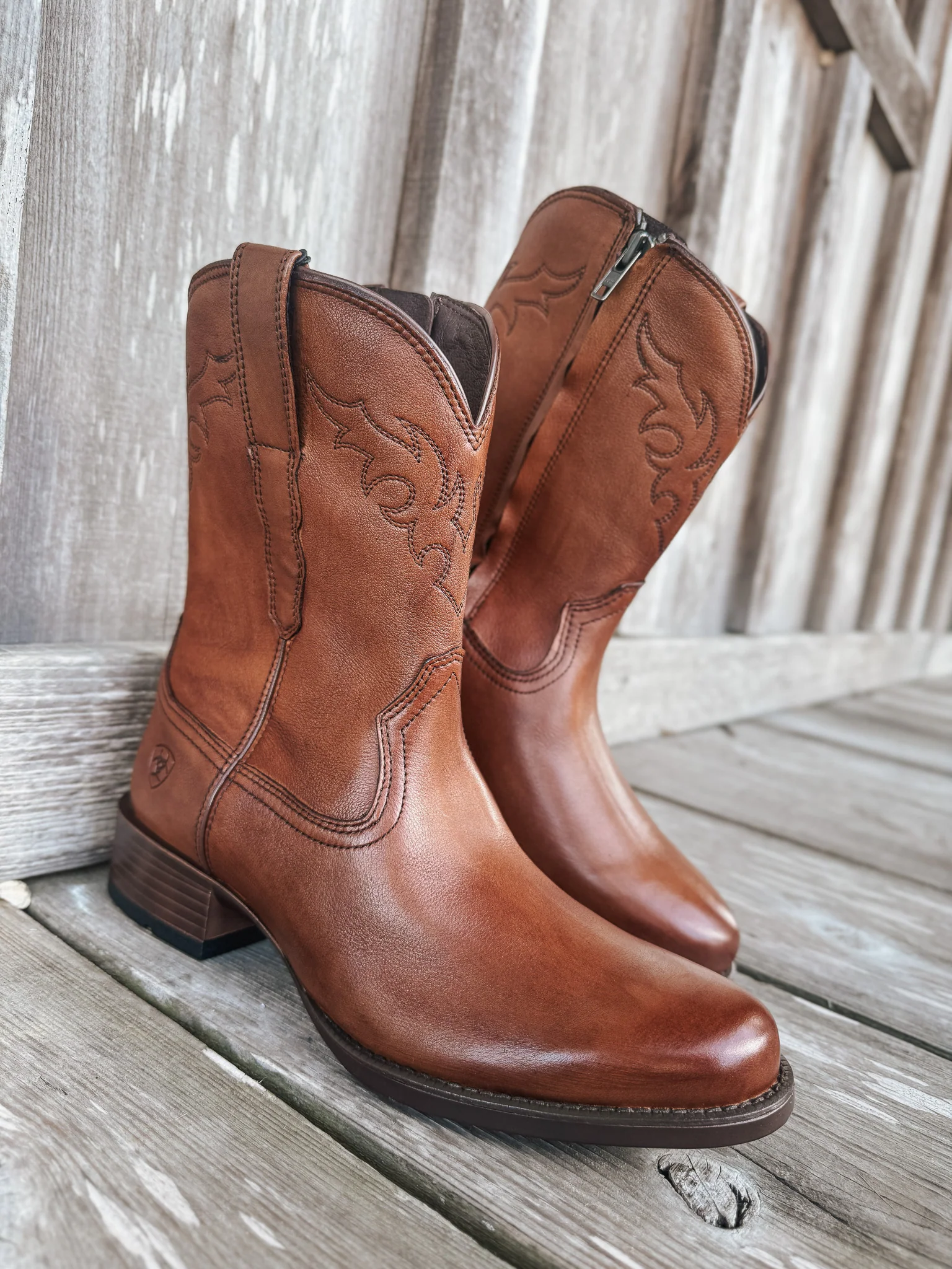 Men's Ariat Sonoro Roper Toe Western Boots - Image 6
