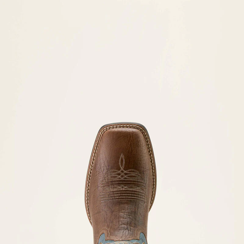Men's Ariat Steadfast Wide Square Toe Cowboy Boots - Image 4