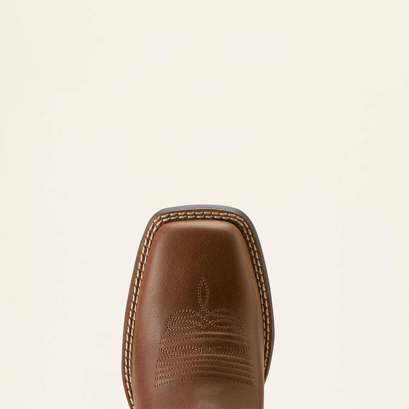 Women's Ariat Round Up Filly Wide Square Toe Western Boots - Image 10