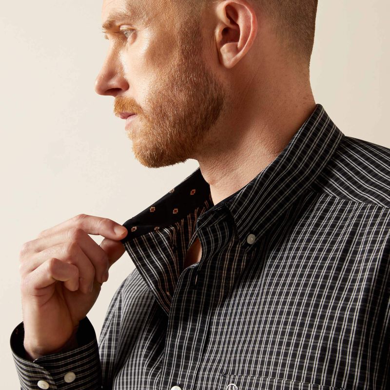 Men's Ariat Wrinkle Free Abel Classic Fit Shirt - Image 5