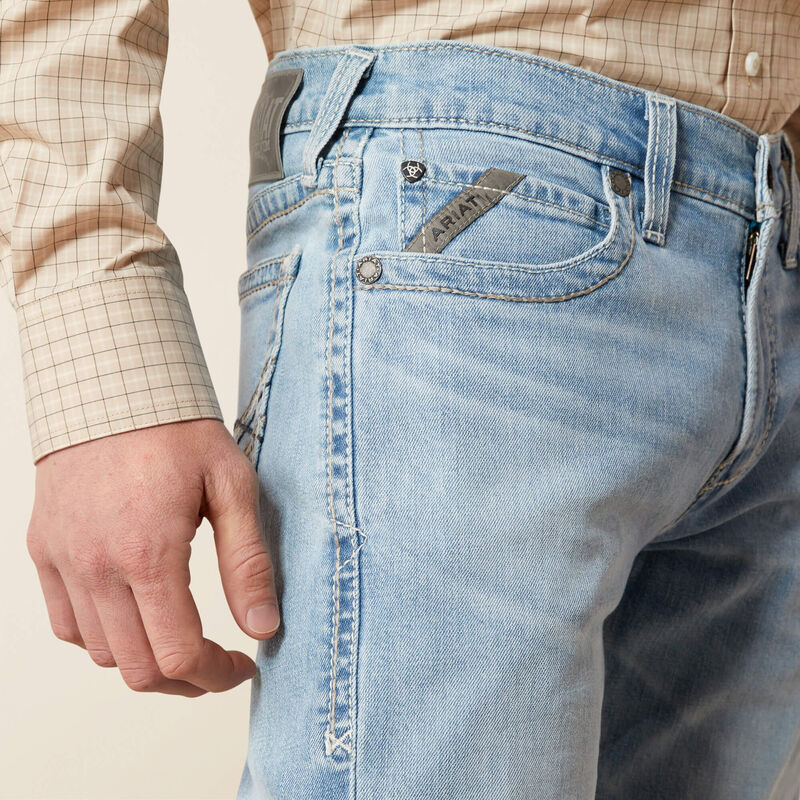 Men's Ariat M7 Slim Carver Straight Leg Jean - Image 4
