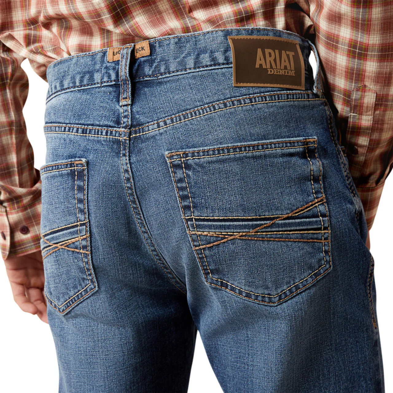 Men's Ariat M7 Slim Rebel Classic Rise Straight Leg Jeans - Image 5