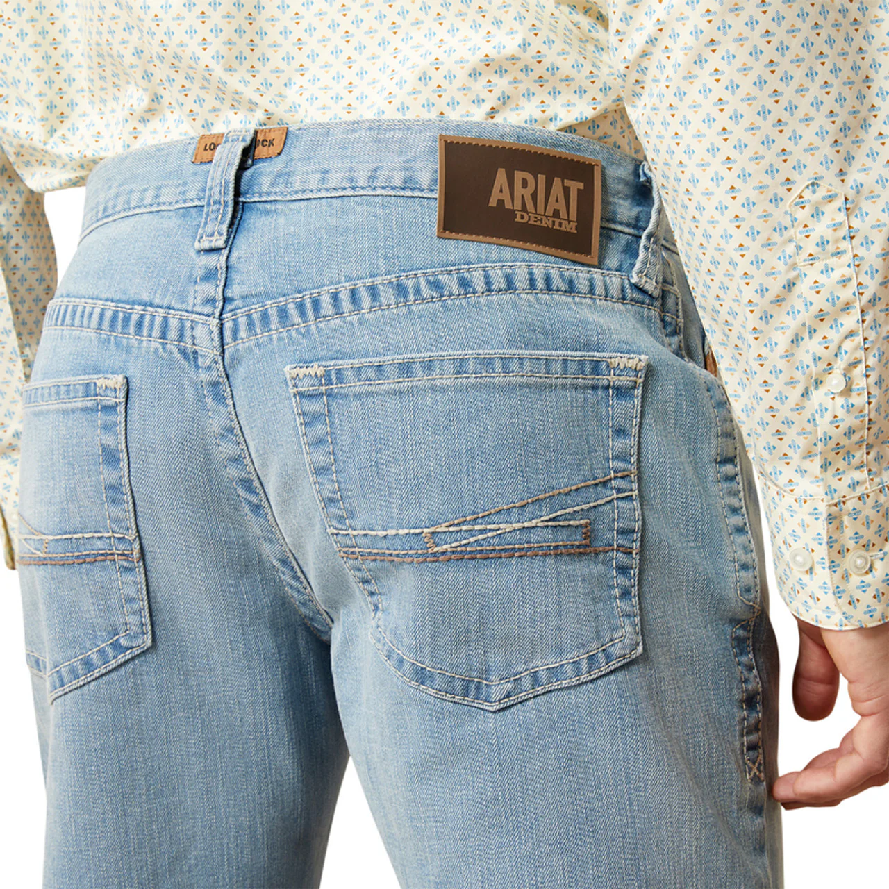 Men's Ariat M4 Relaxed Lucas Straight Leg Jeans - Image 2