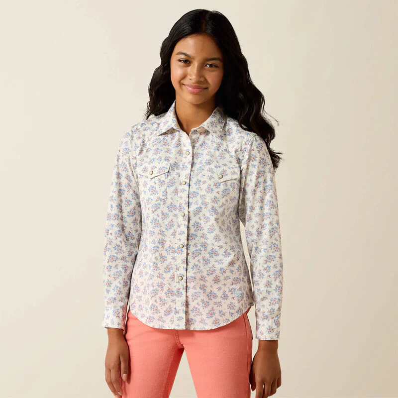 Ariat Girl's Stardust Button Up Shirt - Image 2