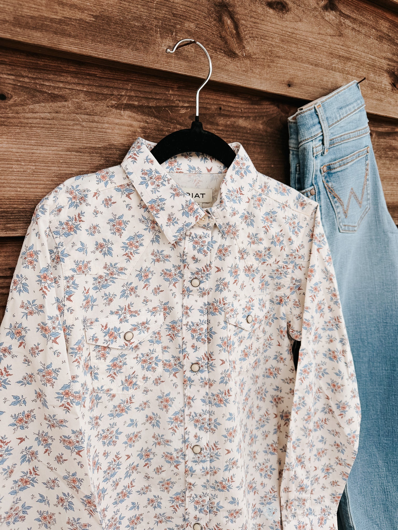 Ariat Girl's Stardust Button Up Shirt - Image 3