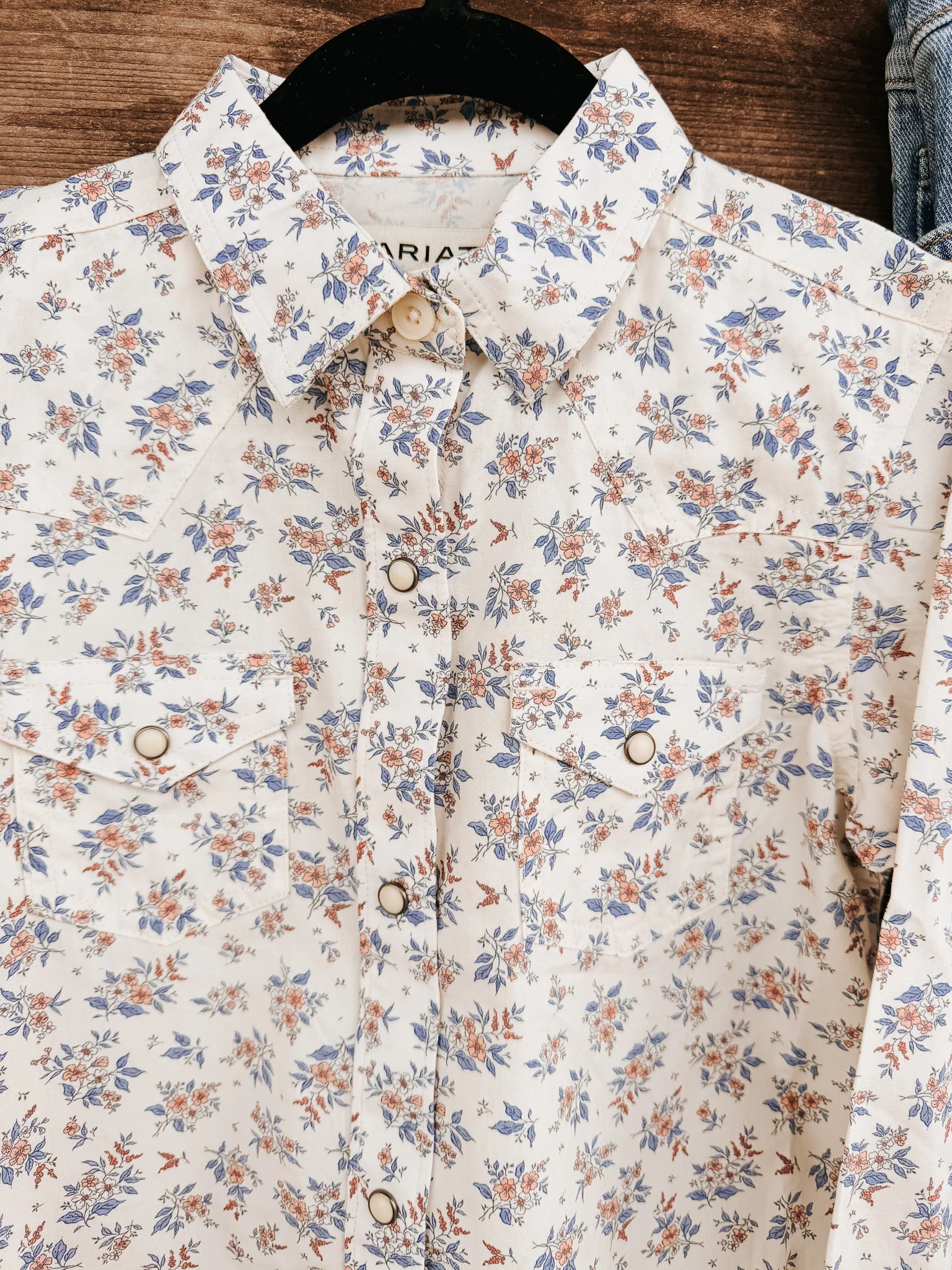 Ariat Girl's Stardust Button Up Shirt - Image 4