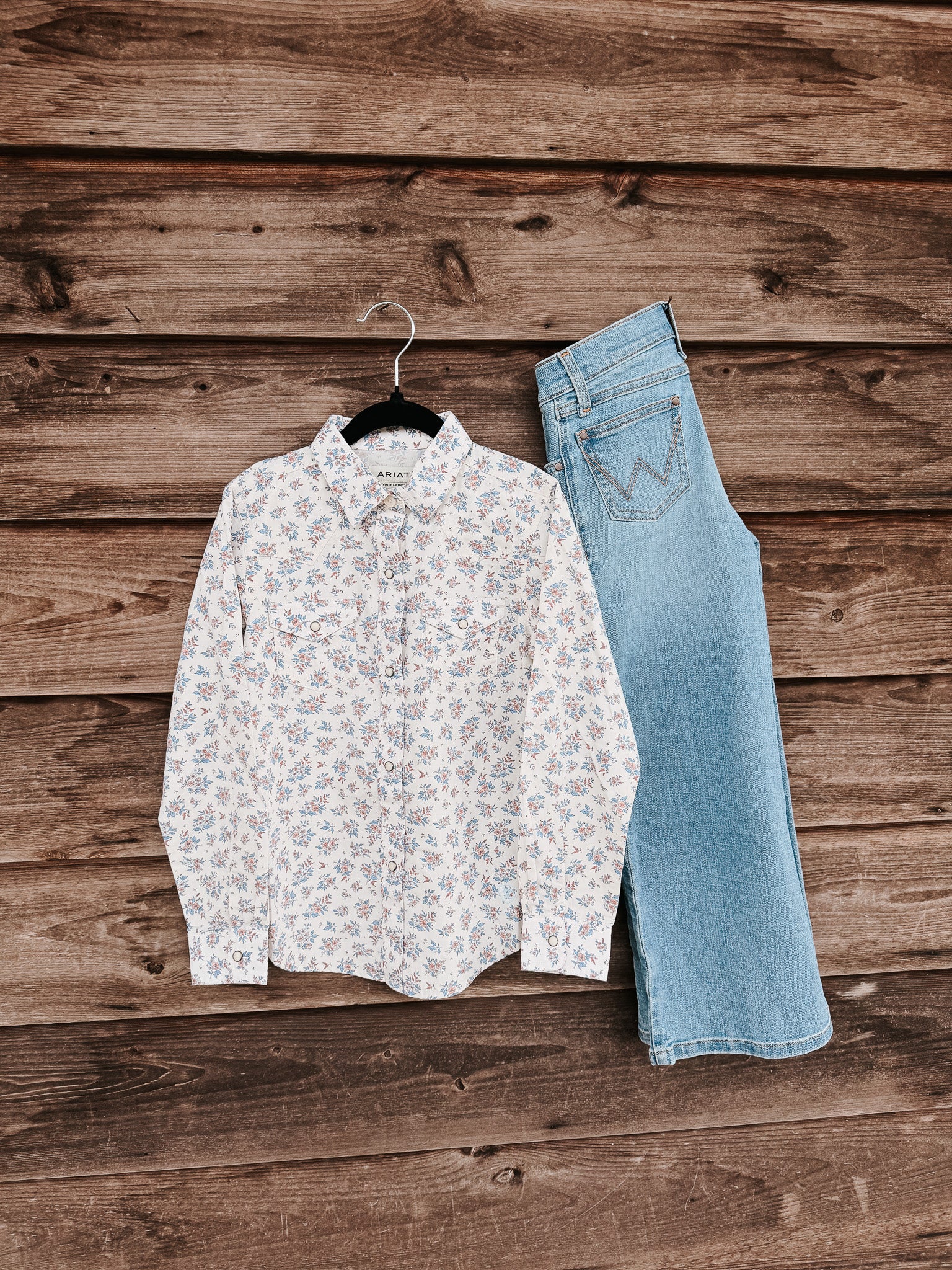 Ariat Girl's Stardust Button Up Shirt - Image 6