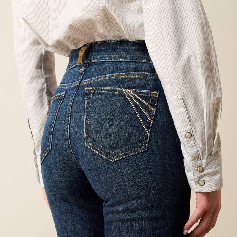 Women Ariat High Rise Vivienne Slim Trouser Jeans - Image 6