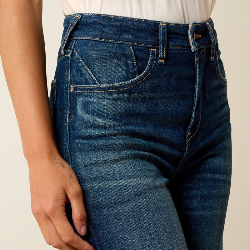 Ariat Women's Ultra High Rise Penelope Wide Leg Jeans - Image 5
